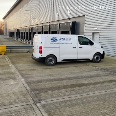 Warehouse concrete floor repairs in Daventry, Northamptonshire